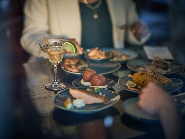 a spread of food on the table at Hairy Goat Tapas & Cocktails, Warrnambool