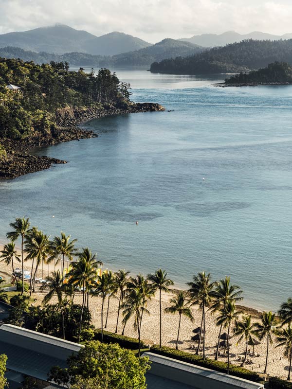 View from Hamilton Island Reef View Hotel. 