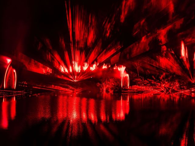 red scene from k'gari illumina