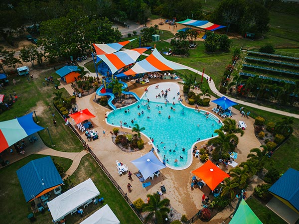 Big4 Ingenia Holidays Townsville aerial of pool