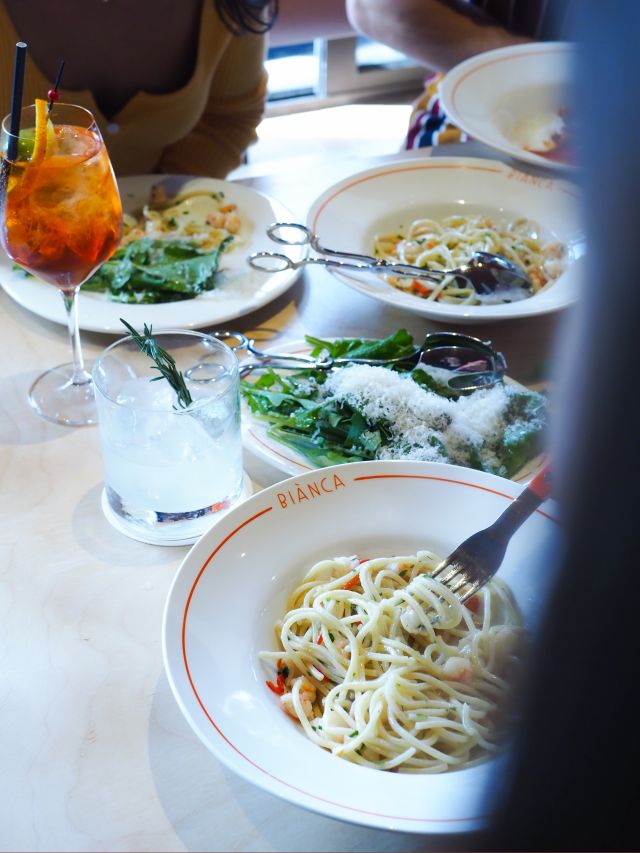 pasta and small plates at Biànca Italian restaurant, Brisbane