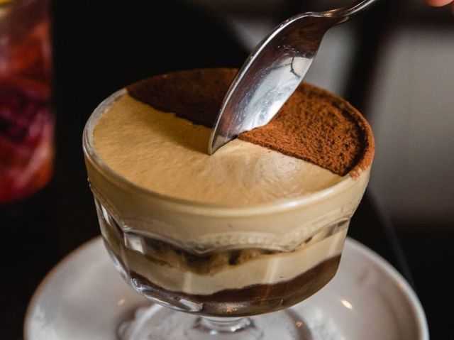 tiramisu at 1889 Enoteca, Brisbane