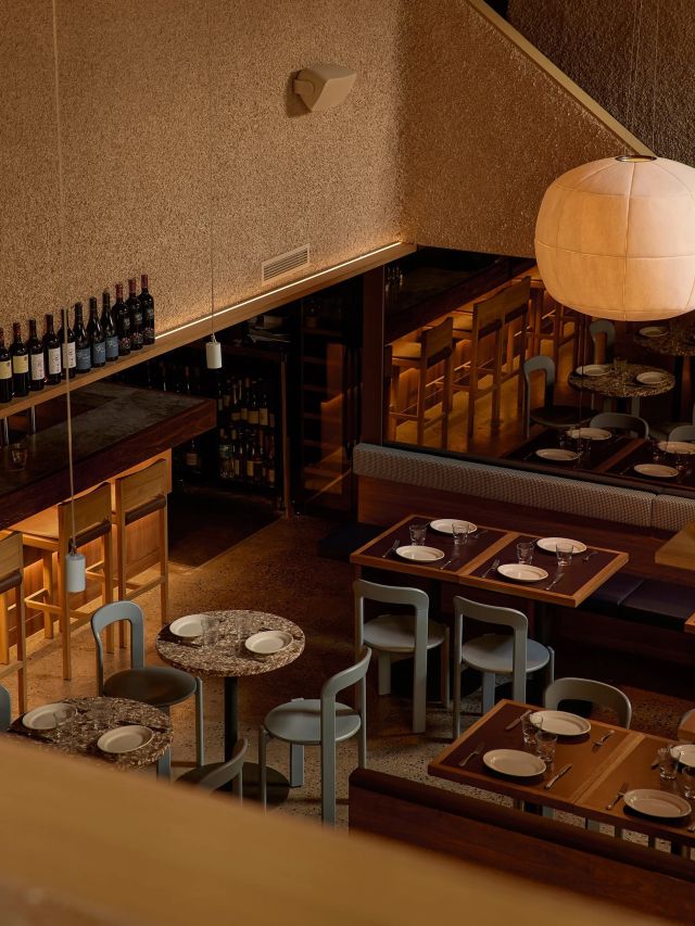 the Italian restaurant interior of Bar Monte, Brisbane