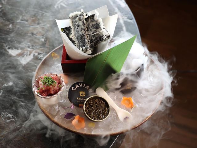 caviar at Ippin Japanese Dining, Brisbane