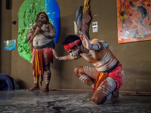 Indigenous people on a Jellurgal Walkabout Tour