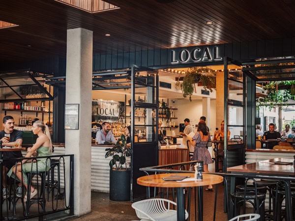 the entrance of Local Burleigh