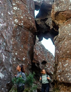 hikers at Hanging Rock Summit Walk, Newham