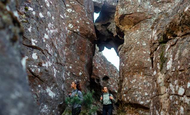 hikers at Hanging Rock Summit Walk, Newham