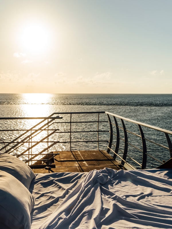 Sunrise from Reefsleep bed