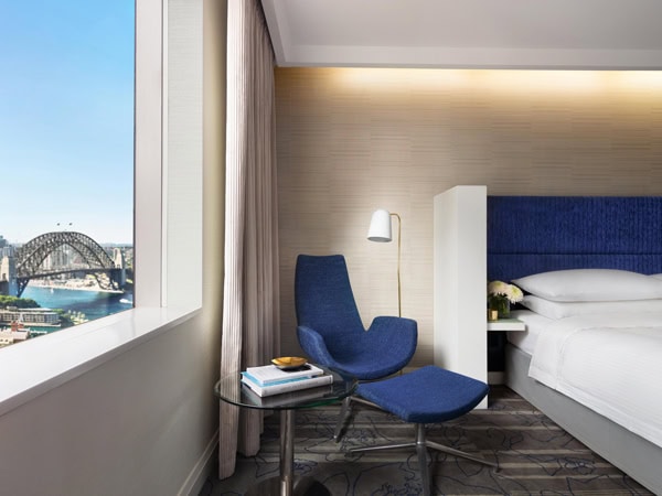 one of the suites at Sydney Harbour Marriott Hotel Circular Quay