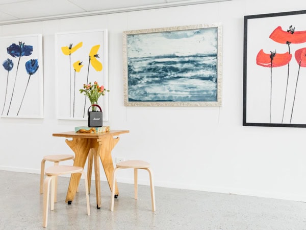 a look inside The Hive art gallery, Gold Coast