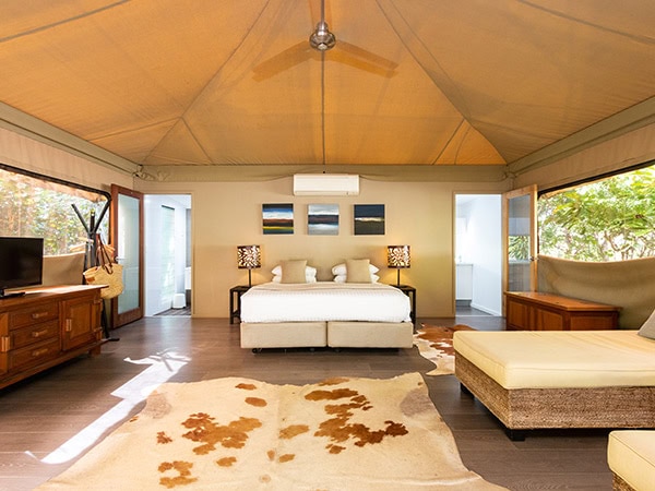 king tent at The Billie in broome