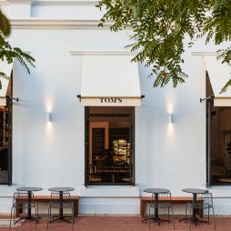 the exterior of Tom’s Providore & Wine Bar, Perth