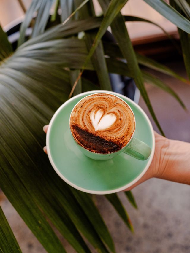 a cup of coffee at Mary Street Bakery, Perth
