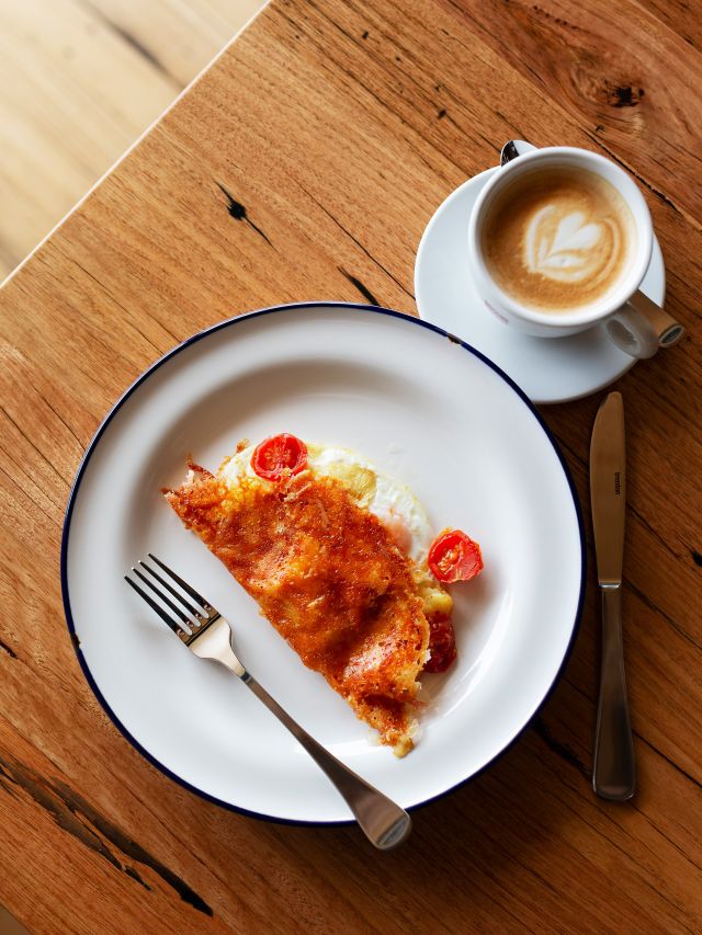 Breakfast Frico at Cafe Sosta