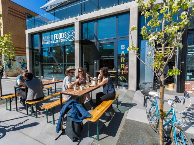 Alfresco dining at Barrio Collective
