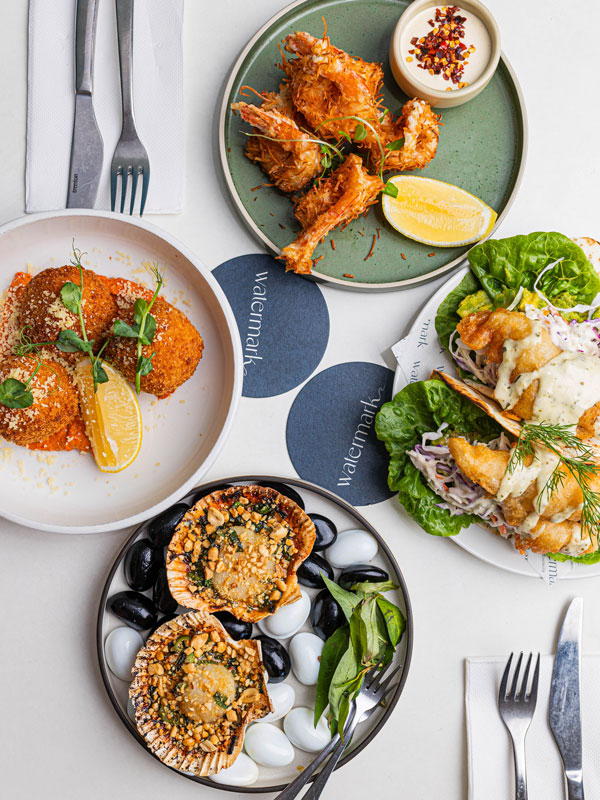 seafood plates at The Watermark Townsville restaurant
