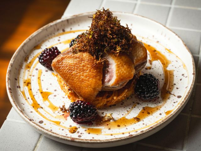 a close-up of a dish at Flour Bar, Bowral restaurants