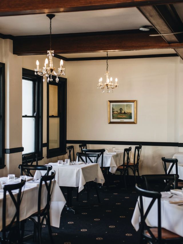 the dining interior of The Dining Room @ Dormie House, Bowral restaurants