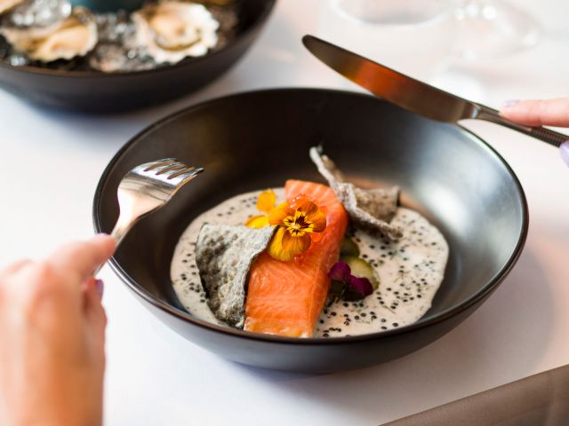 a close-up of dish at Bistro Sociale @ The Berida Hotel, Bowral restaurants