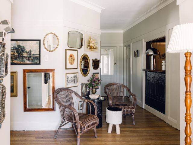 the contemporary interior of Links House, Bowral