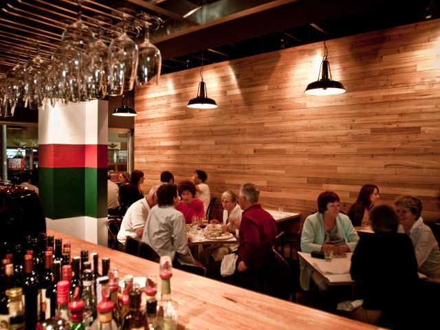 people dining inside Italian and Sons, Lonsdale St