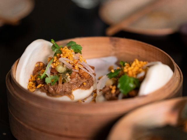 Sichuan Beef Bao at White Chaco