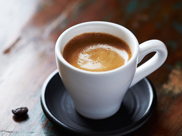 a cup of espresso at Betty Blue and the Lemon Tart, Townsville