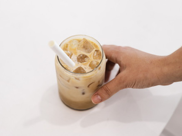 an iced coffee at The Beet Bar, Townsville