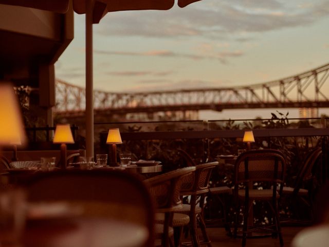 the elegant setting at Bar Miette, Brisbane