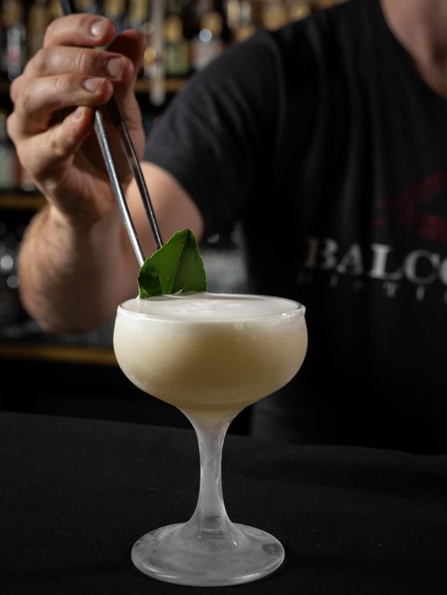 preparing a cocktail drink at Cobbler, Brisbane