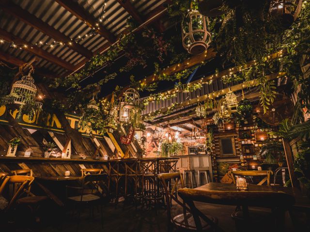 the secret garden at Canvas Club, Brisbane