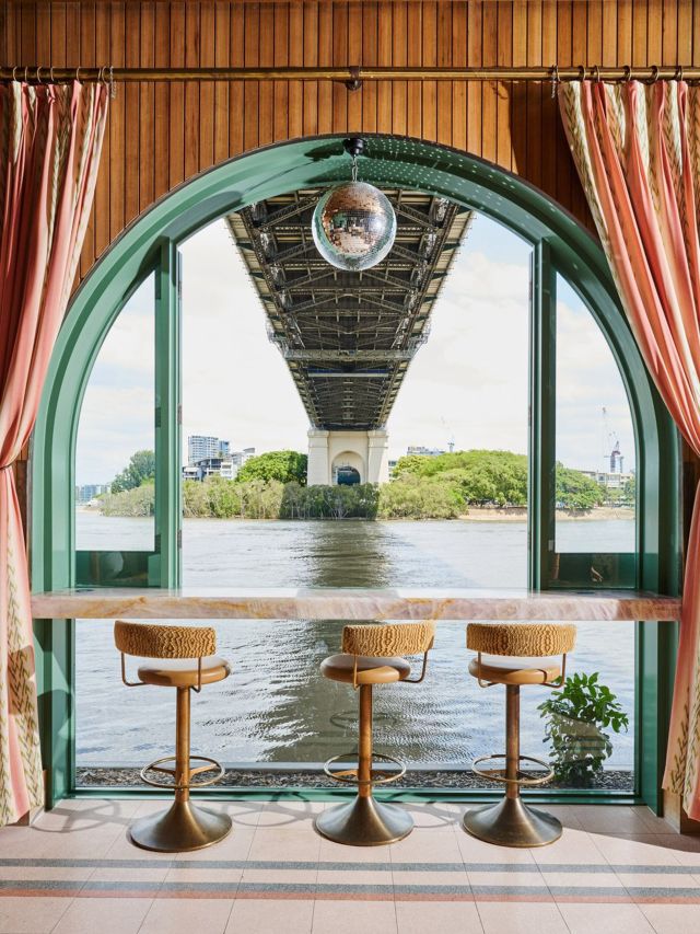 Mr. Percival’s with views of Brisbane River