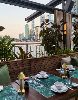 alfresco dining at Stan’s Lounge, Brisbane