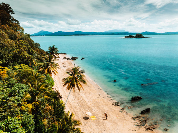 Dunk Island as captured from above