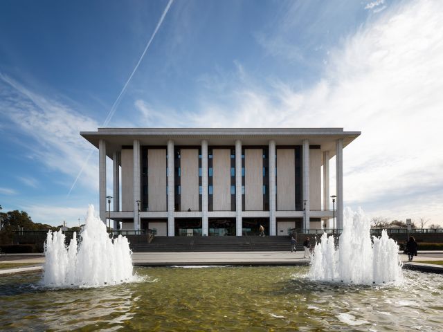 the National Library of Australia in Canberra