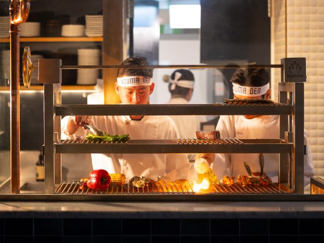 Chef Koh and Kim at Azuma Den