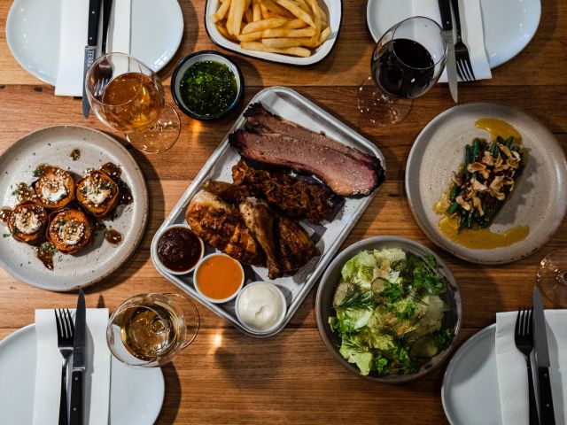 dinner at Terra, Canberra