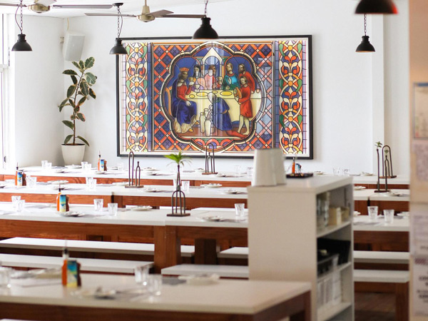 inside the rooftop bar Justin Lane, Burleigh Heads