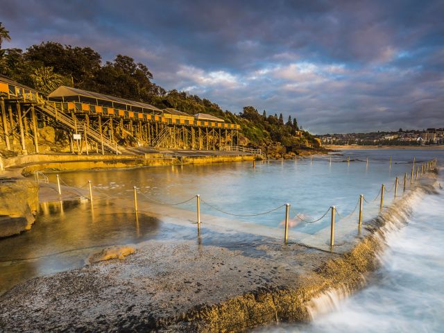 sunrise over Wylie’s Baths, Coogee