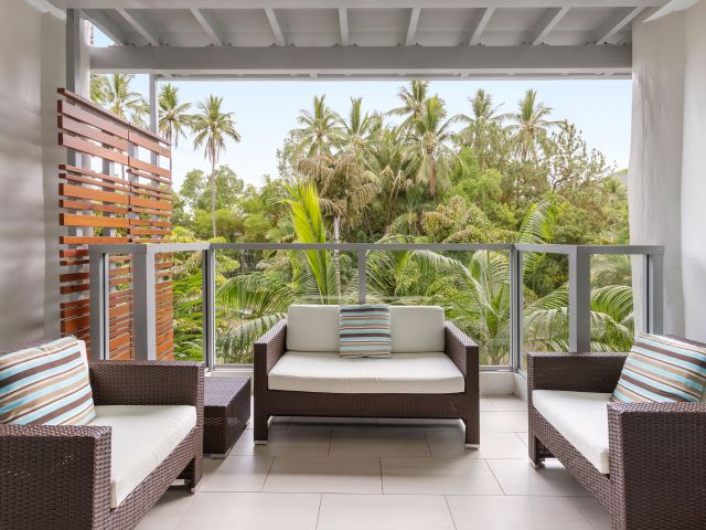 balcony view at Drift Palm Cove