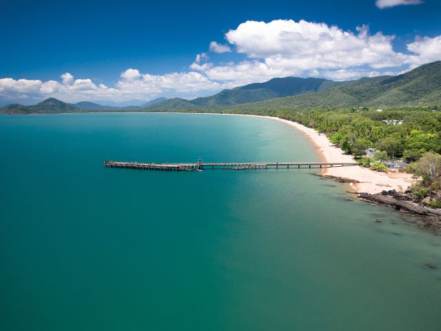 Palm Cove Jetty from above