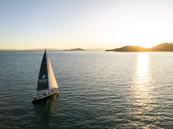 a boat sailing on Magnetic Island