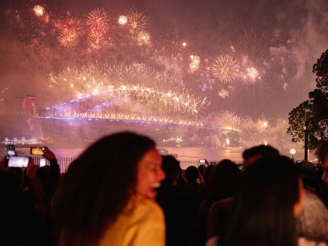 NYE on Bennelong Lawn in Sydney, NSW