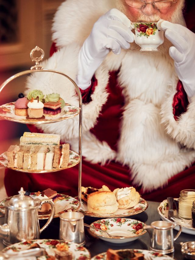 High Tea with Santa at QVB, Sydney