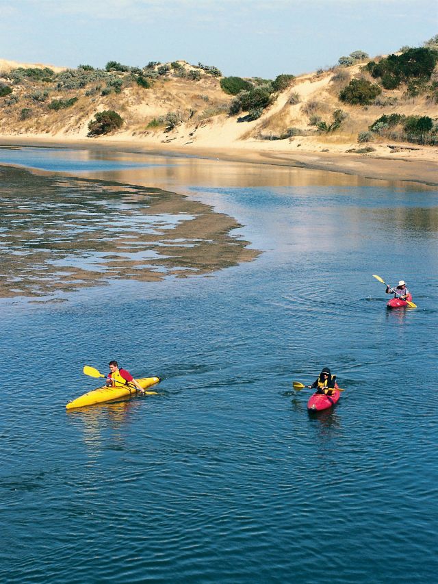 canoeing on the Onkaparinga River
