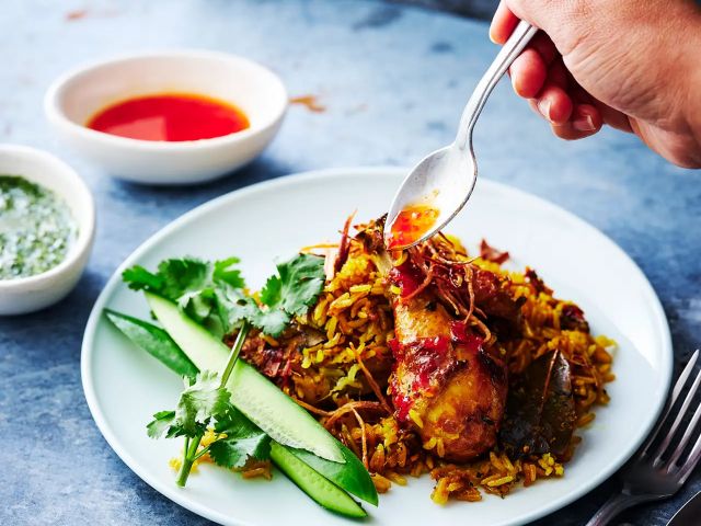 a Thai dish at Short Grain, Fortitude Valley