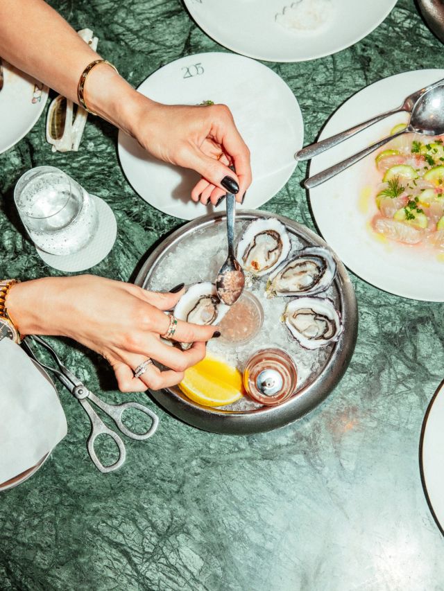 fresh oysters at The 203 Brisbane