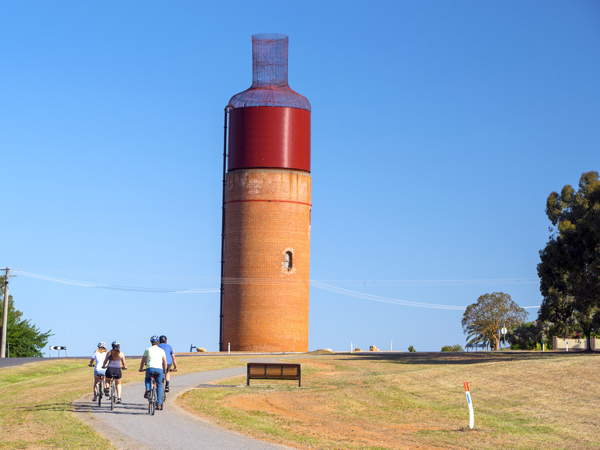 Big Wine Bottle in Rutherglen