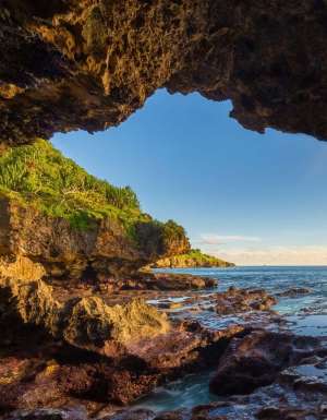 Merrial Beach on Christmas Island
